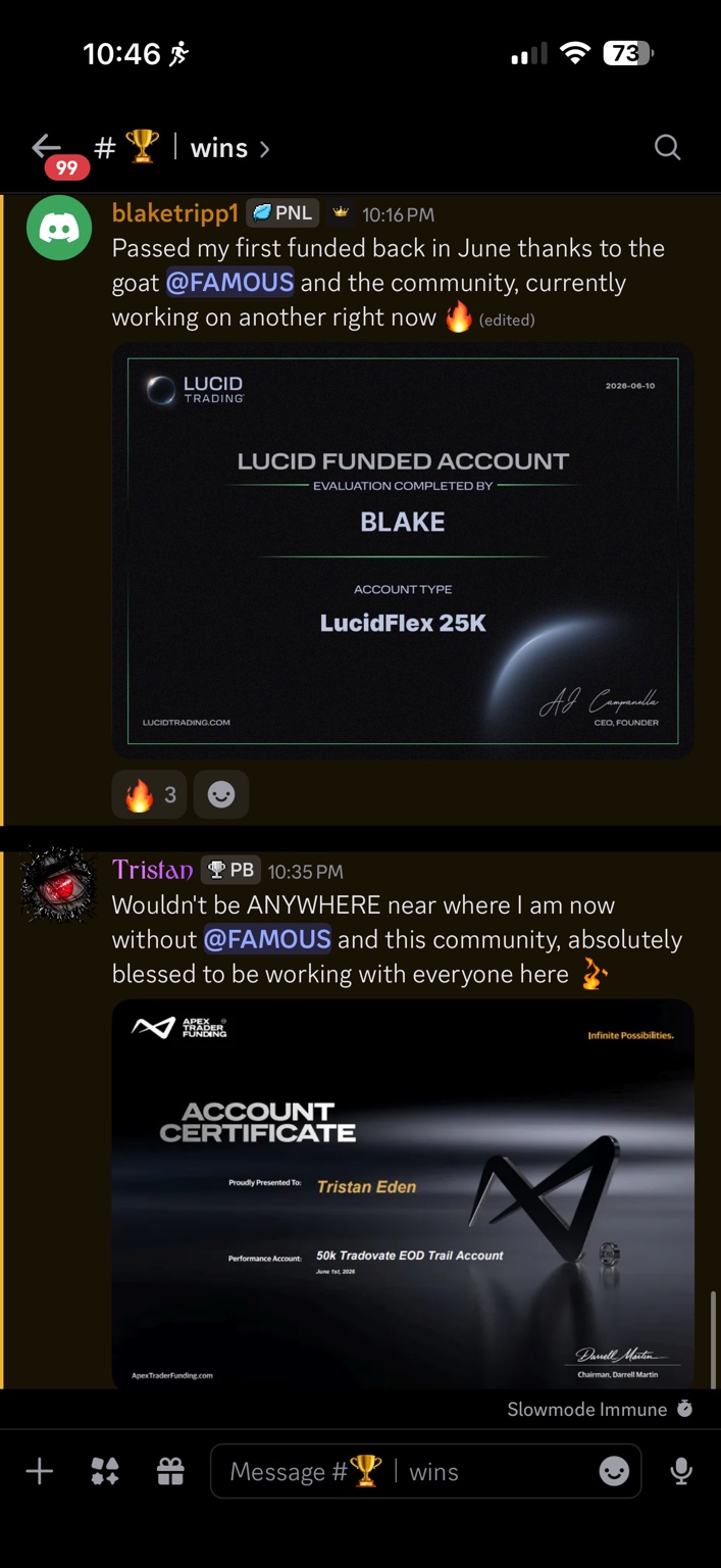 Members celebrate funded accounts